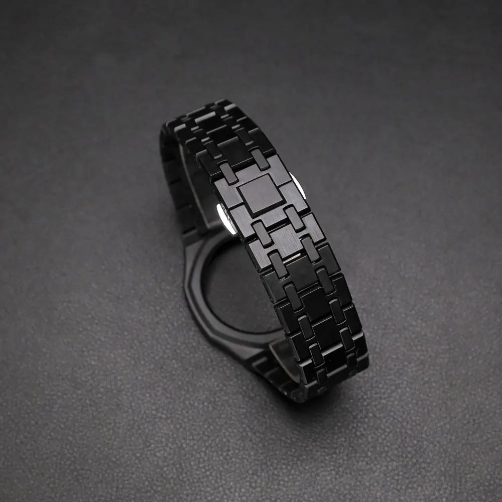 Ceramic case and bracelet for Swatch X AP Royal Pop, integrated modification accessories to transform a pocket watch into a wristwatch