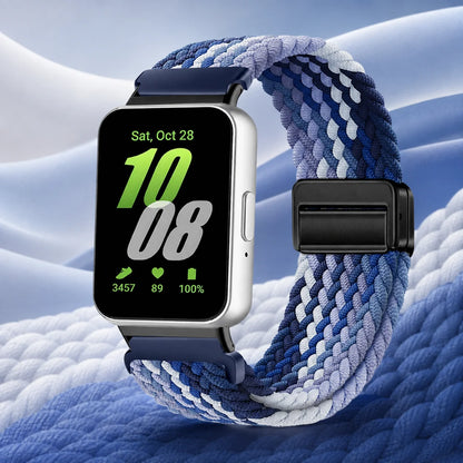 Cinturino intrecciato Solo Loop per Samsung Galaxy Fit 3, accessori, cinturino di ricambio sportivo regolabile in nylon per bracciale Galaxy Fit3