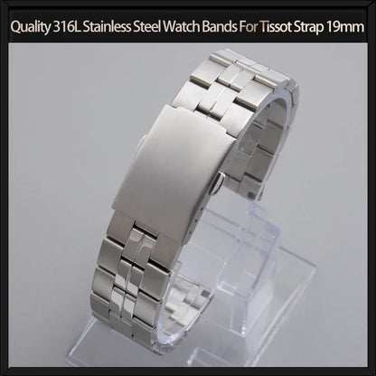 Cinturini per orologi in acciaio inossidabile 316L, di qualità premium, per 1853 T049 T049410A, per Tissot serie PR100, cinturini in metallo massiccio
