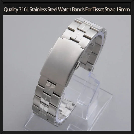 Cinturini per orologi in acciaio inossidabile 316L, di qualità premium, per 1853 T049 T049410A, per Tissot serie PR100, cinturini in metallo massiccio