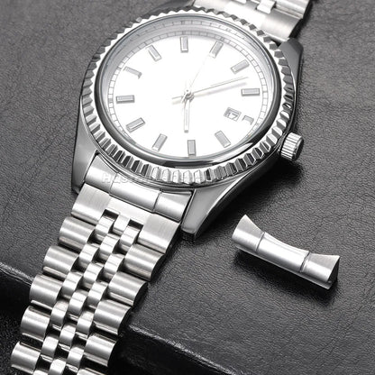 2 pièces lien d'extrémité incurvée solide pour bracelet de montre Rolex Submariner pour Water Ghost pour Daytona 20mm 21mm bracelet en caoutchouc connexion sans couture