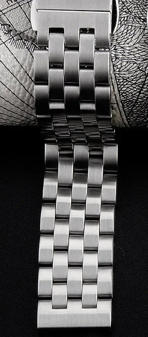 Bracelet de montre en acier inoxydable, 18 20 21 22 23 24mm, pour femmes et hommes, en métal massif, accessoires de remplacement avec outil