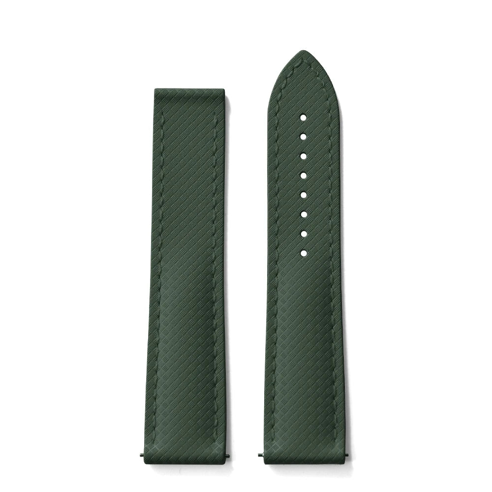 FKM Waterproof Rubber Watch Band Quick Release Deployment Clasp Straps 20mm 22mm Universal Watch Bracelet