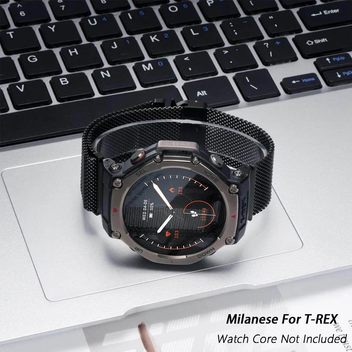 Milanese strap for Amazfit T-REX 3 Pro 48mm 44mm T-REX Ultra T-REX 2 1, metal mesh bracelet for Amazfit T-REX