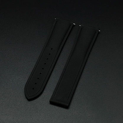 OZE Bracelet montre Caoutchouc Siliconé Premium - Motif Tissu - Boucle déployante