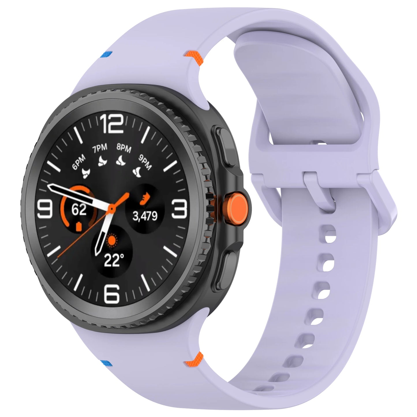 Bracelet en silicone d'origine pour Samsung Galaxy Watch 9 8 40 mm 44 mm, bracelet pour Samsung Galaxy Watch Classic 8 46 mm