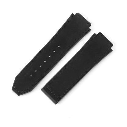 For Hublot BIGBANG Classic Fusion Leather Silicone Rubber Suede Watch Strap Dedicated Interface Lug System Band 26*19mm Bracelet