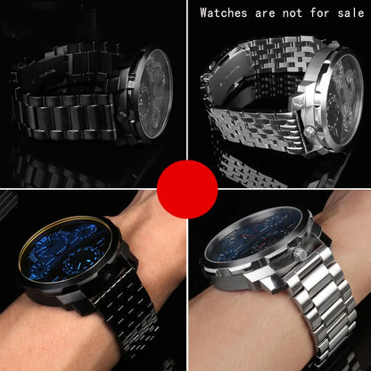 24mm 26mm 28mm 30mm Stainless Steel Watchband for Diesel DZ4316 DZ7395 7305 4209 4215 Men Solid Metal Watch Strap