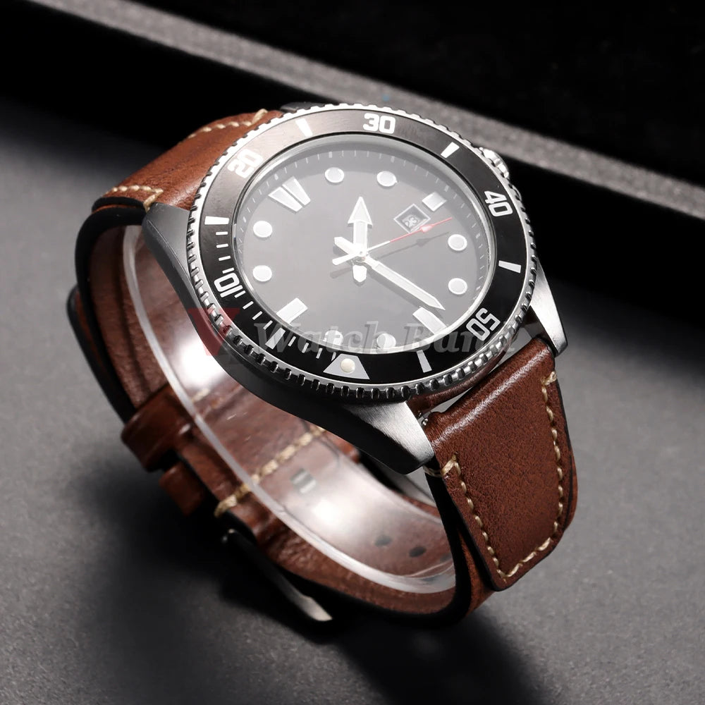 Bracelet de montre en cuir de vache véritable vintage 18mm 20mm 22mm, à dégagement rapide, universel, style rétro, pour femmes et hommes