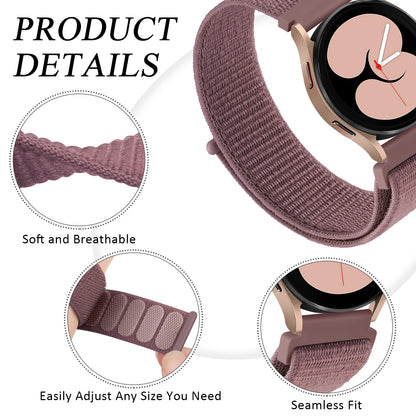 Bracelet en Nylon de 18mm pour Garmin Vivoactive 4s/3S/2S Venu2S/3S, pour femmes fossile Gen 4/6 5E 42mm Huawei Watch GT 4/GT4 41mm