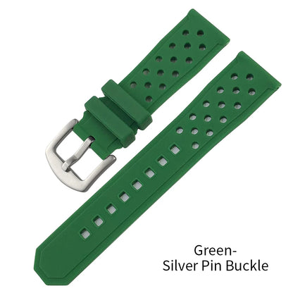 Bracelet de montre en silicone 22 mm 21 mm 20 mm pour Tag Heuer F1 Seiko SKX 5 Oris Divers Sports Watch Series Accessoires Bracelet de montre en caoutchouc