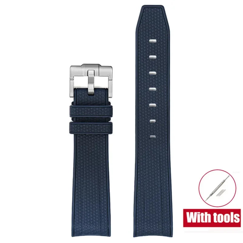 Bracelet de plongée Joint MoonSwatch 20mm pour Omega X Swatch hommes femmes Arc extrémité incurvée Bracelet en caoutchouc TPU pour outils de Bracelet de montre Rolex