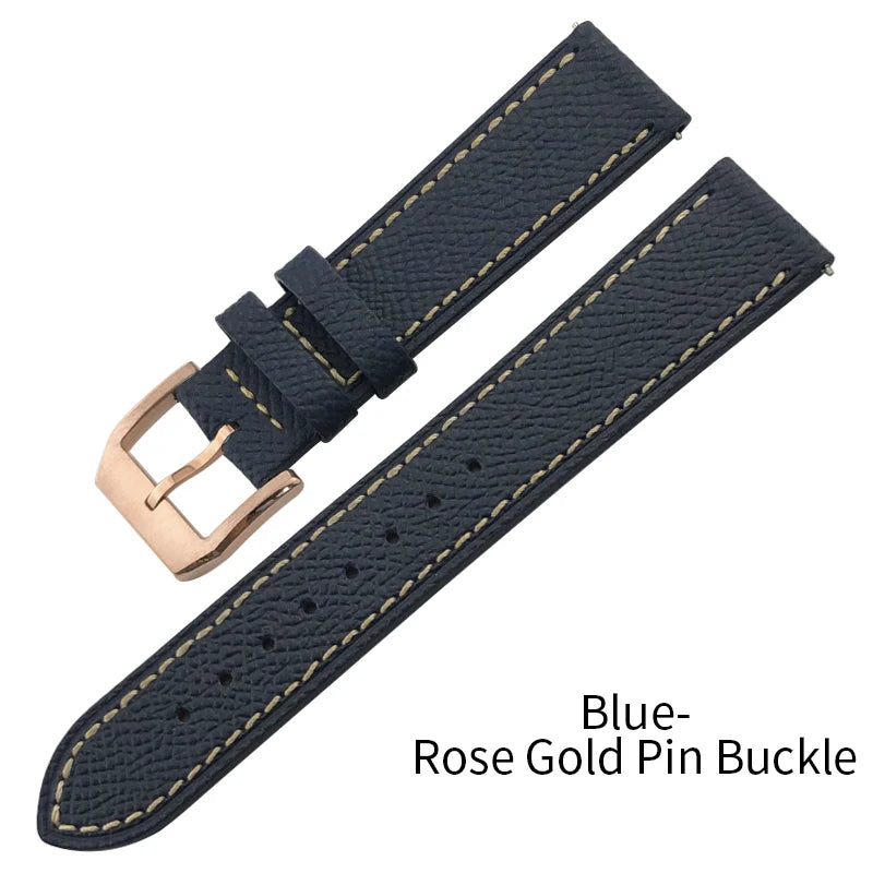 Bracelet de montre en cuir de vache véritable à dégagement rapide, 20mm 21mm 22mm, pour IWC Pilot Oris Hamilton MIDO SEIKO SKX 5 Rolex