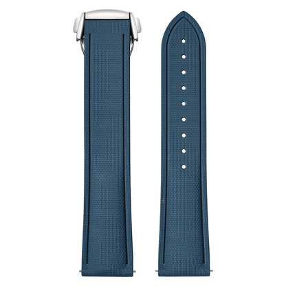 Cinturino in gomma fluorurata per Omega Seamaster 20mm 21mm 22mm FKM, cinturino universale a sgancio rapido, accessori per Rolex e Tudor