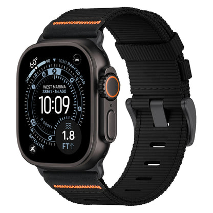 Nylon strap for Apple Watch, compatible with sizes 46mm, 42mm, 45mm, 44mm, 41mm, 40mm, 49mm, for iWatch Series 11, 10, 9, 8, SE, 7, 6, 5, Ultra, 3, 2
