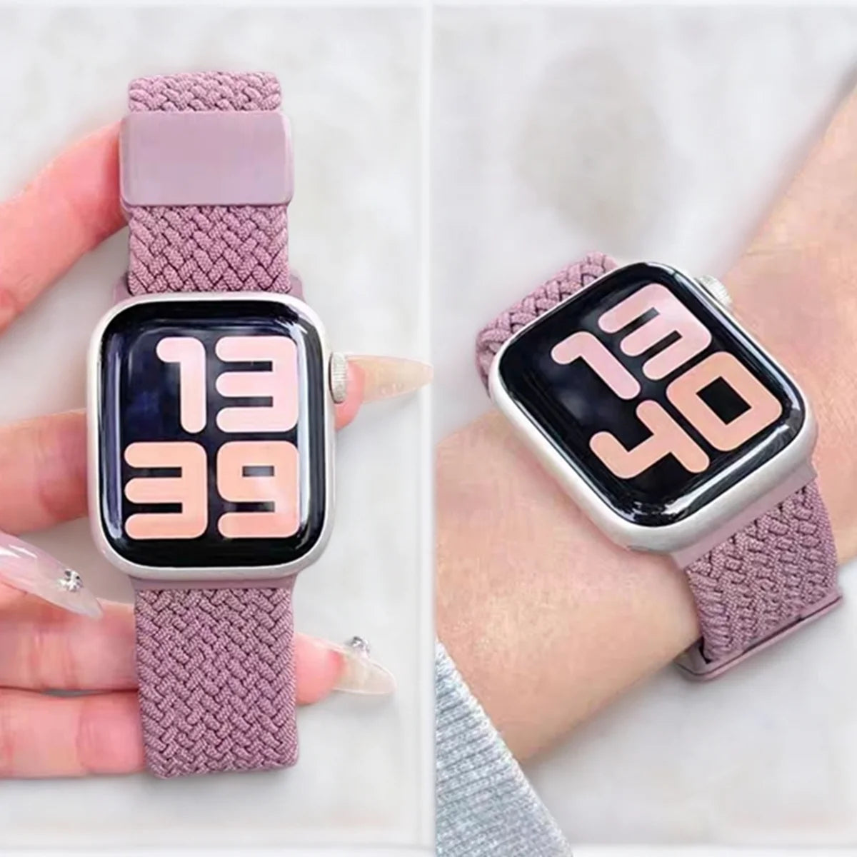 Cinturino magnetico in nylon da 18/20/22mm, 1 pezzo, per Samsung Watch4/5/6/7 Huawei GT4/GT3/Watch 4/Amazfit GTR4/stratos/Garmin Venu/Fenix 7