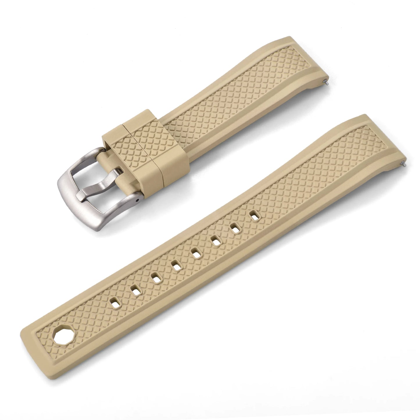 Cinturino professionale per orologio in gomma FKM, 20mm 22mm, cinturino subacqueo sportivo a sgancio rapido per smartwatch Omega Seiko IWC da uomo