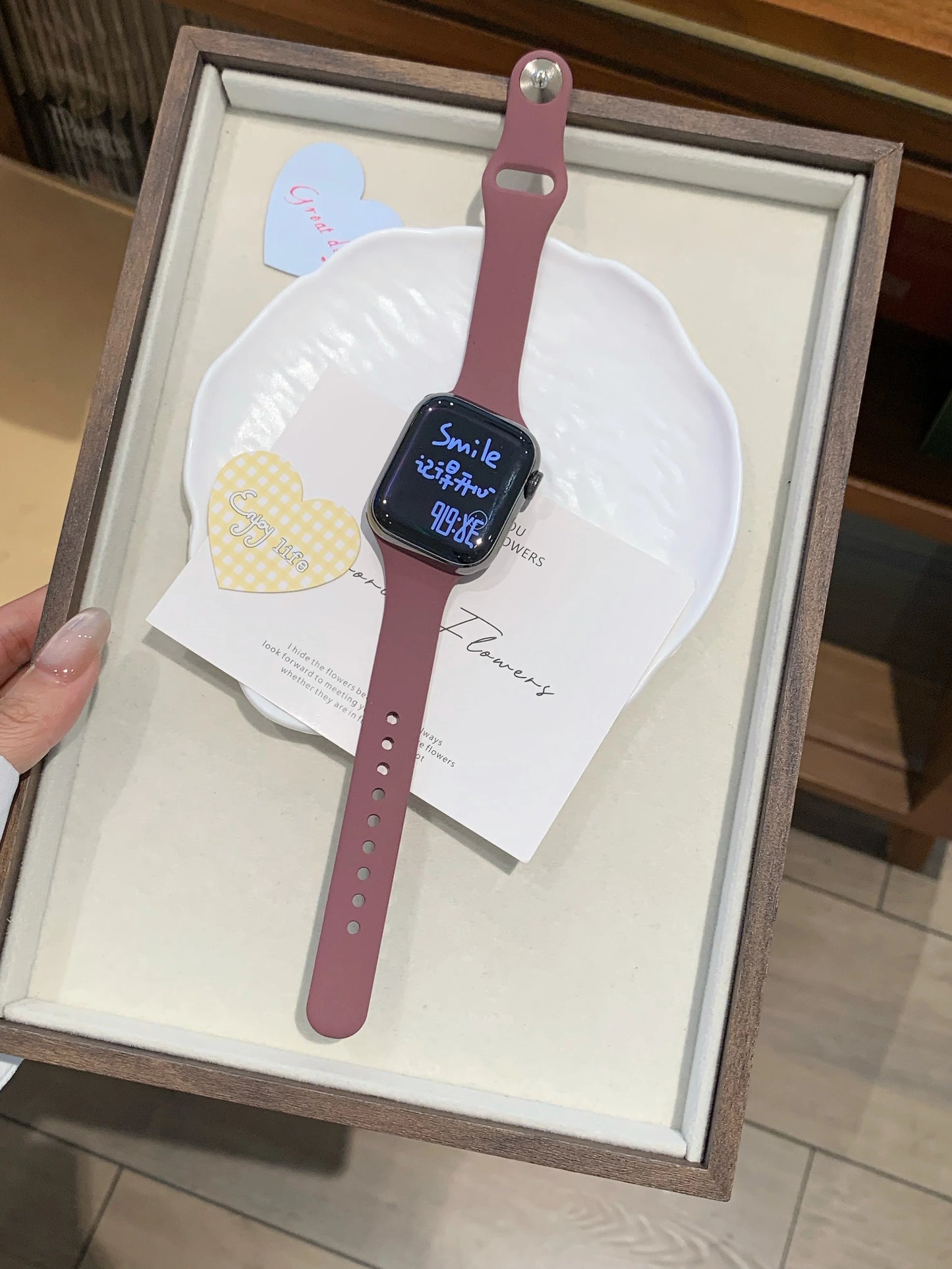 Slim Silicone Band for Apple Watch Ultra 49mm 40mm 41mm 44mm 45mm 46mm, Compatible with iWatch Series 11 10 9 8 7 6 5 SE3