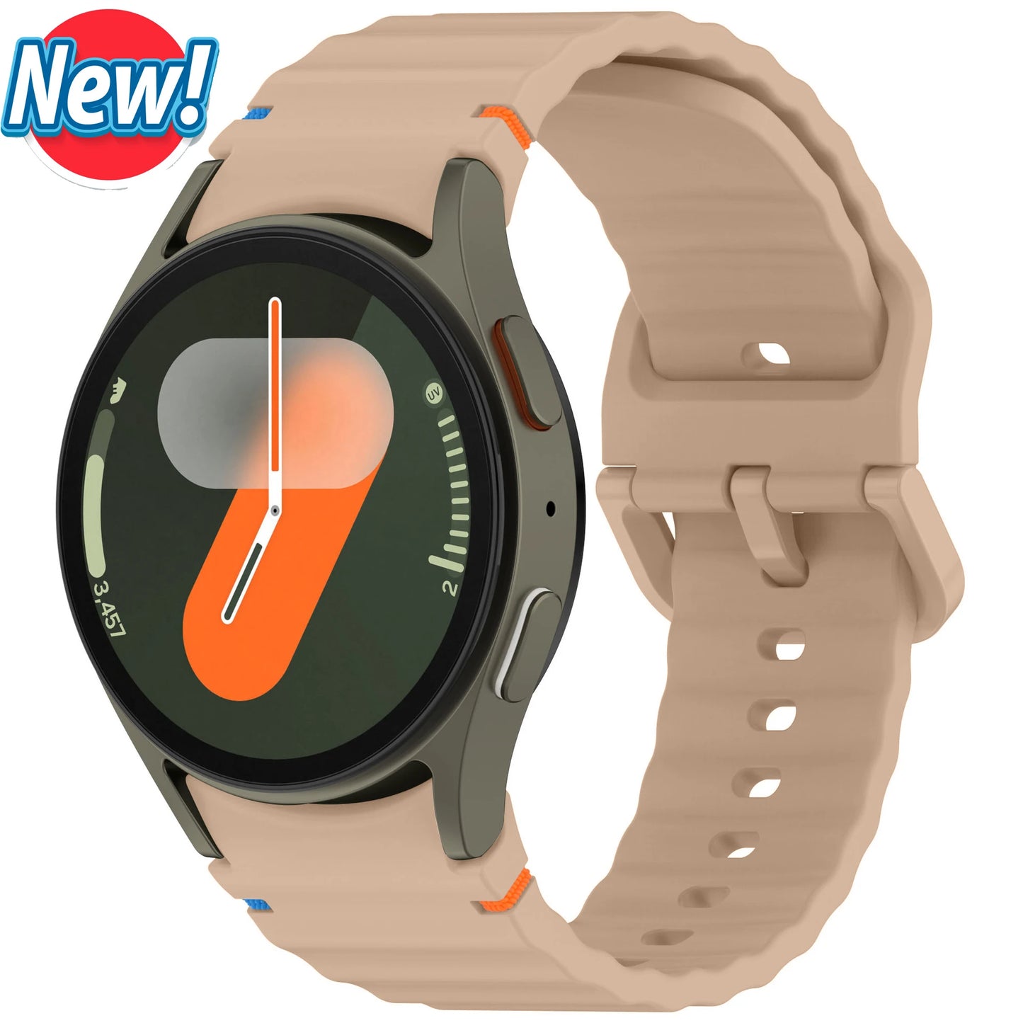 Bracelet de sport en silicone pour Samsung Galaxy Watch, Correa Watch6 Classic, Bracelet, 7, 6, 5, 4, FE, 44mm, 40mm, Pro 45mm, 43mm, 47mm, Original