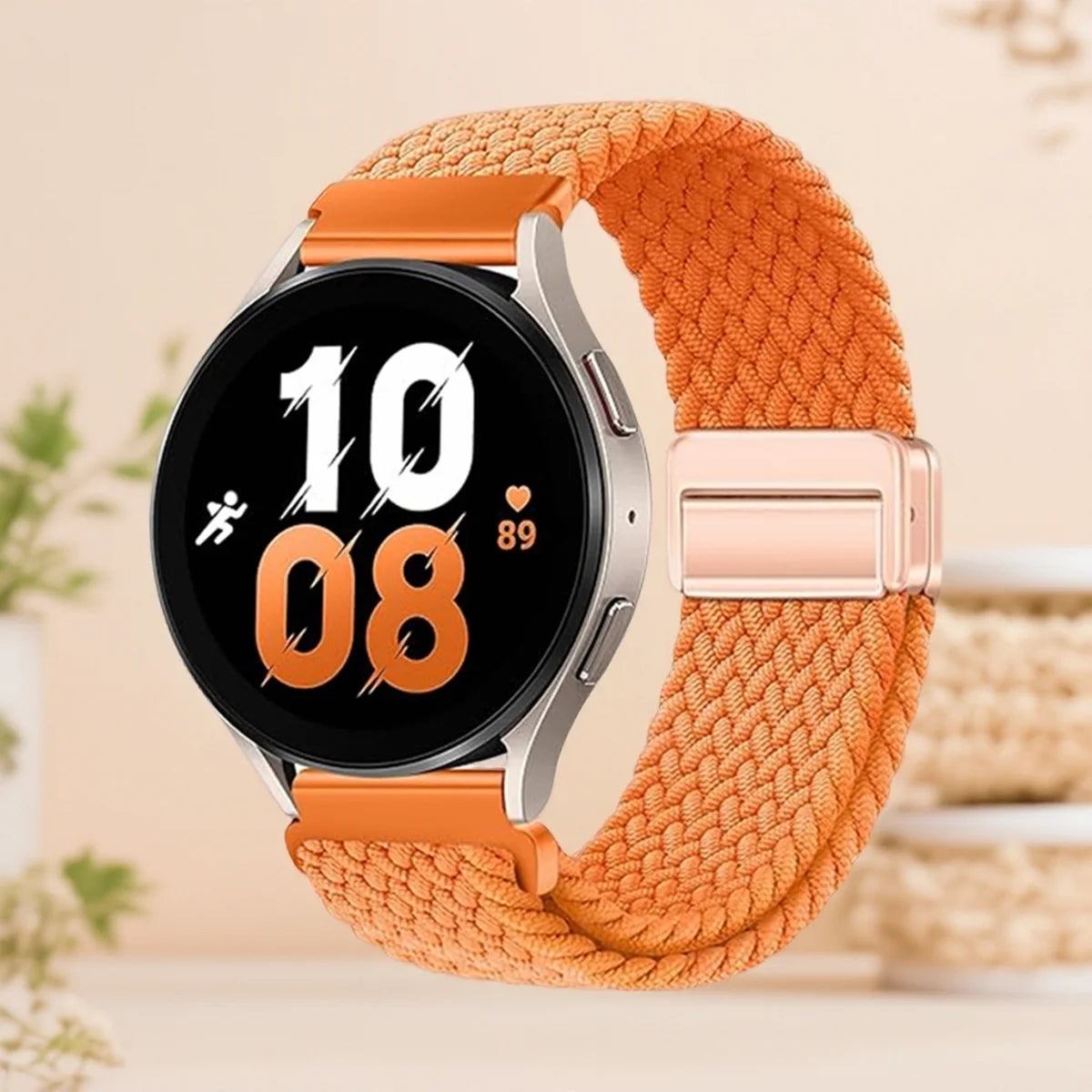 Cinturino elastico intrecciato da 18/20/22mm per Huawei Watch GT6 5 4 3, bracciale magnetico da donna e uomo per Garmin/Samsung