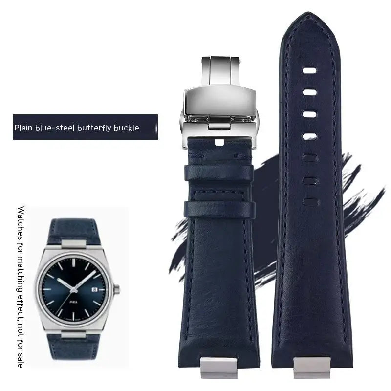 Pour Tissot 1853 Super Player PRX série T137.410/T137.407 bracelet de montre en cuir véritable T137 bracelet de montre en cuir surélevé pour hommes 12mm