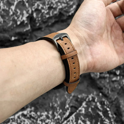 Bracelet en cuir sans écart pour Samsung Galaxy Watch 7 6 5 4 40mm 44mm 6 classique 43mm 47mm Bracelet de montre pour Galaxy Watch 5Pro 45mm