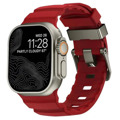 Cinturino in morbido silicone per Apple Watch Ultra 2 10 9 8 7 6 SE 5 4 per iWatch 38 40 41mm 42mm 44mm 45mm 46mm 49mm