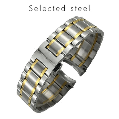 Bracelet de montre en acier inoxydable, 13mm 15mm 18mm 19mm 20mm 21mm, pour Collection Longines Masters L2.793 L2.673, étanche