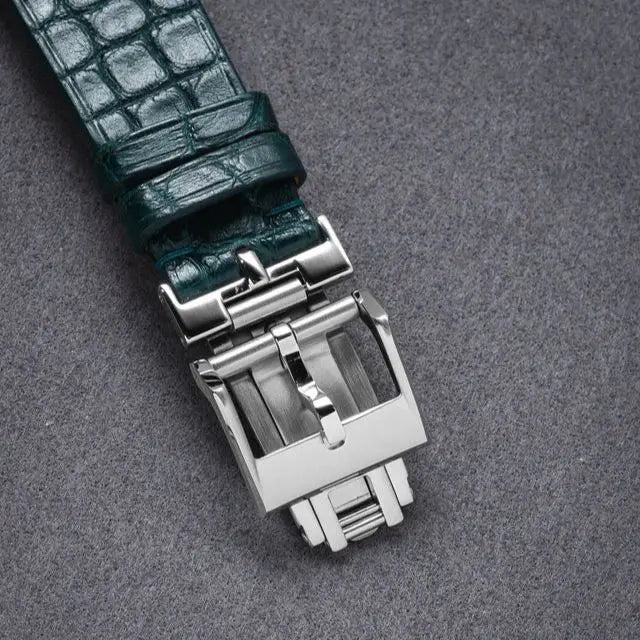 Fermoir déployant à ressort 16 mm 18 mm, ajustement parfait pour les bracelets de montre en cuir