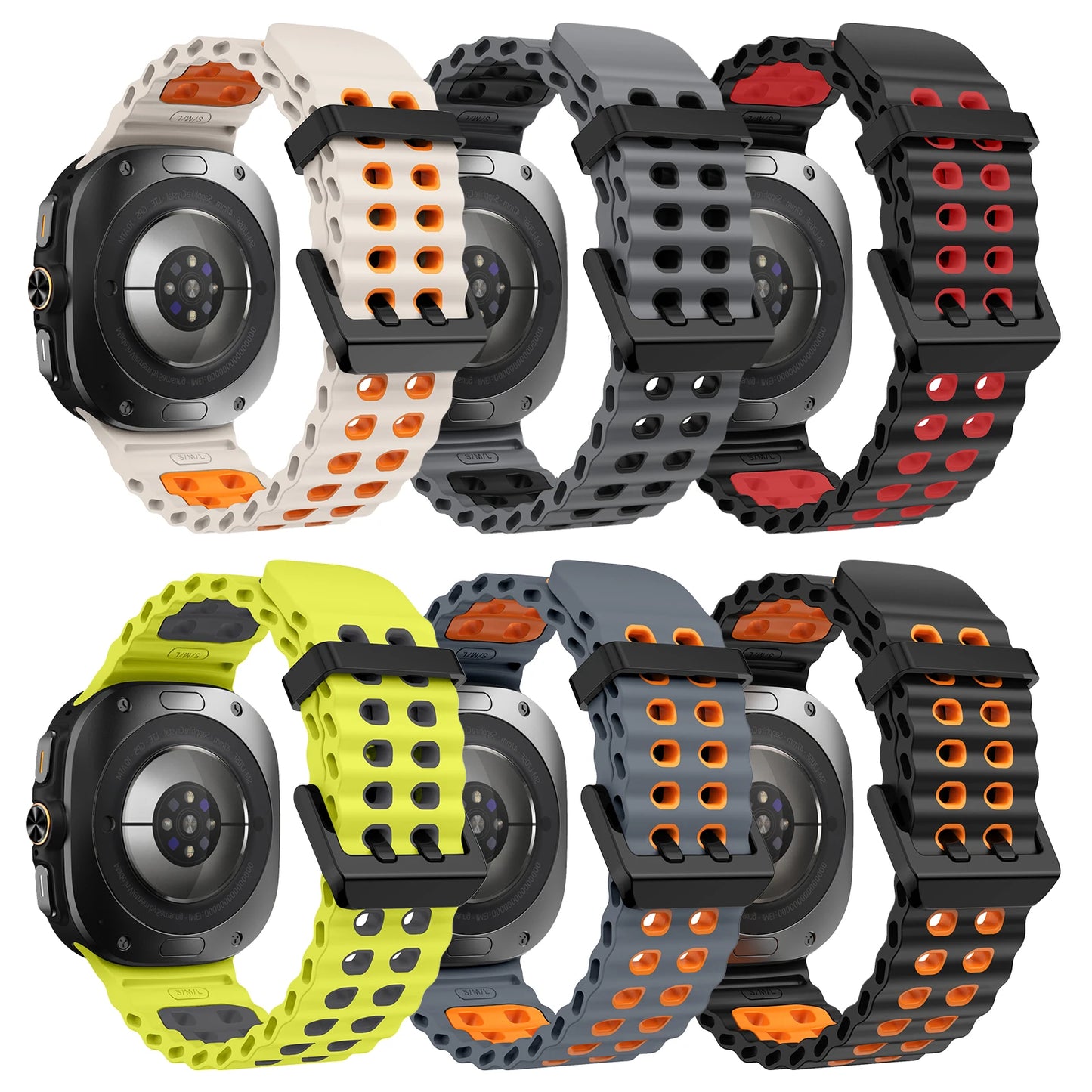 Cinturino sportivo in silicone Marine Band per Samsung Galaxy Watch Ultra2 2026, accessori per orologio Samsung Galaxy Ultra 47mm