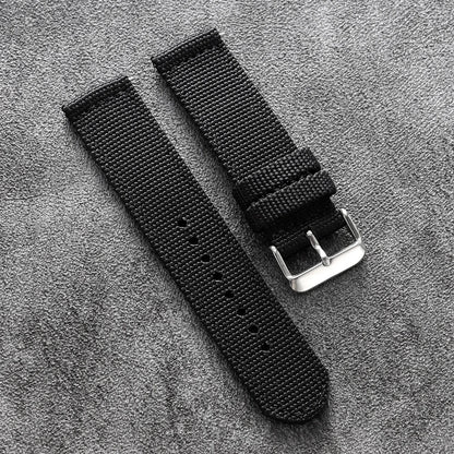 Quick-release canvas watch strap, made of nylon, 18mm, 20mm, 22mm, 24mm, for men and women, replacement straps for smartwatch accessories