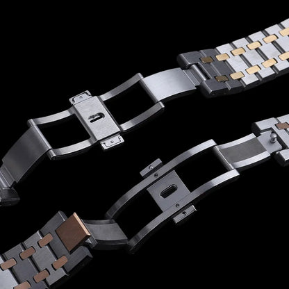 Bracelet de montre 21 26mm pour hommes et femmes, entièrement en acier inoxydable, pour AP ROYAL OAK 15400 26331 15500, boucle pliante