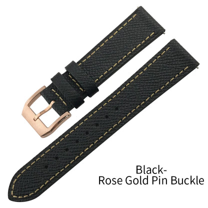 Bracelet de montre en cuir de vache véritable à dégagement rapide, 20mm 21mm 22mm, pour IWC Pilot Oris Hamilton MIDO SEIKO SKX 5 Rolex