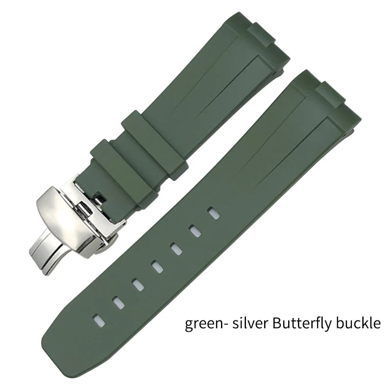Rubber watch strap for SEIKO 5 Longines Hydroconquest mol Omega Planet Ocean, silicone watch strap, 21mm, 22mm, 23mm, 24mm, new