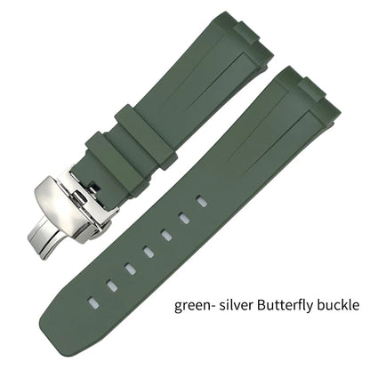 Rubber watch strap for SEIKO 5 Longines Hydroconquest mol Omega Planet Ocean, silicone watch strap, 21mm, 22mm, 23mm, 24mm, new