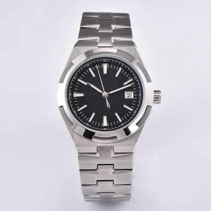 Men's 41mm NH35 watch with fully automatic movement, sapphire crystal, night light, waterproof, casual business watch