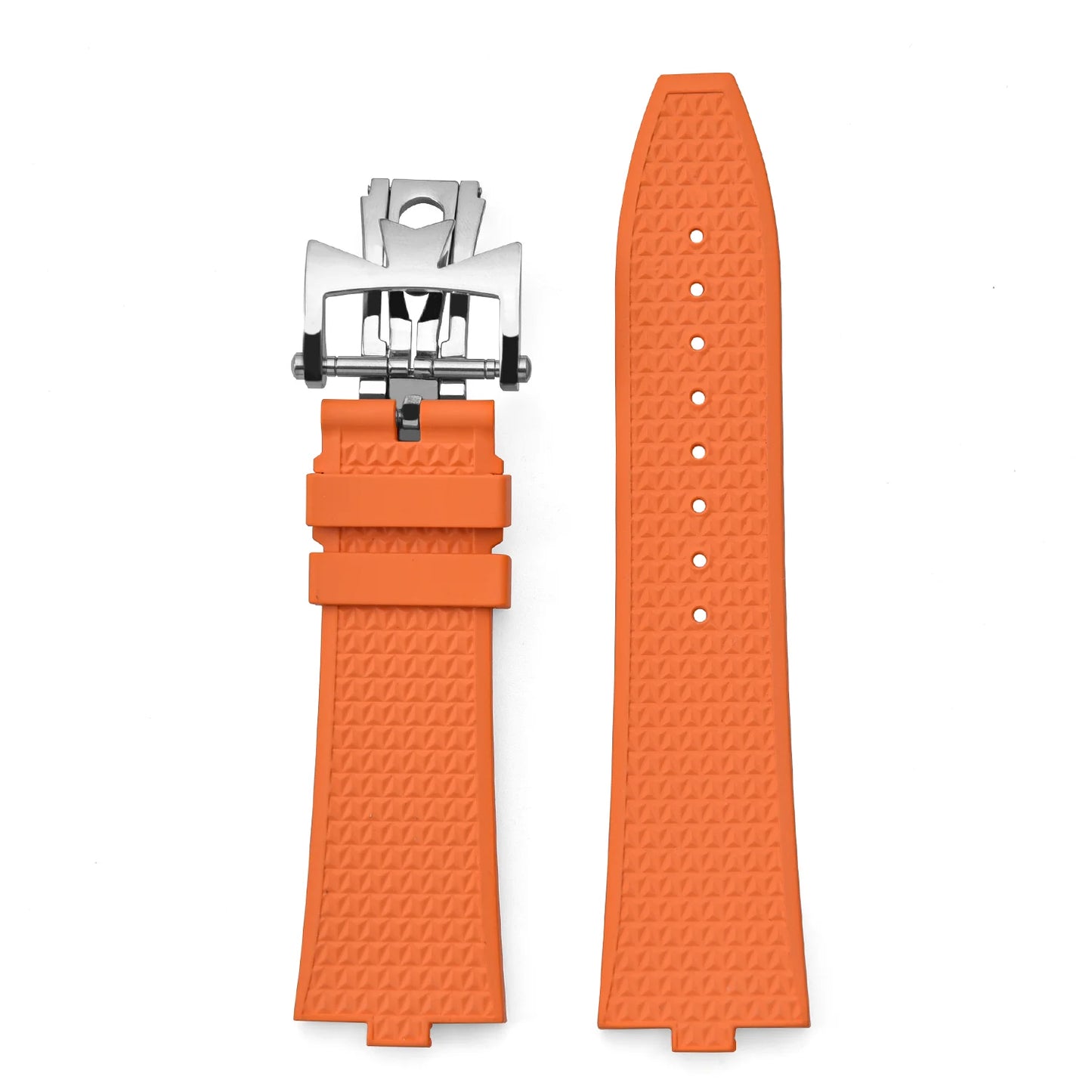 Bracelet en caoutchouc FKM à libération rapide de qualité supérieure 24mm*7mm pour montre Vacheron Constantin Overseas 4500V 5500V 7900V Style original Homme