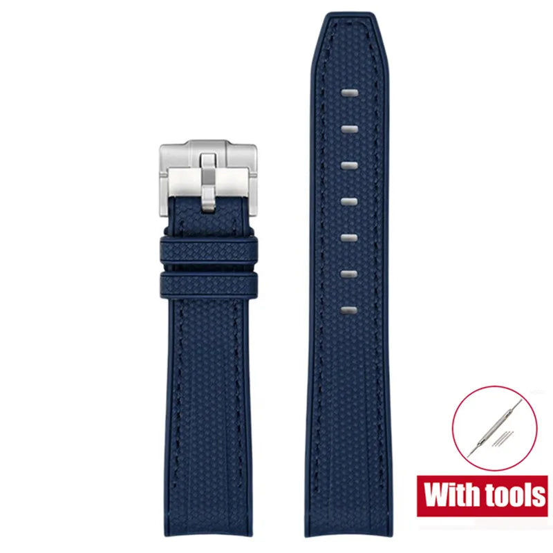 Diving Strap for Omega X Swatch, 20mm, MoonSwatch Joint, for Men and Women, Peripheral, Curved End, TPU Rubber Strap for Rolex, Watch Strap Tools