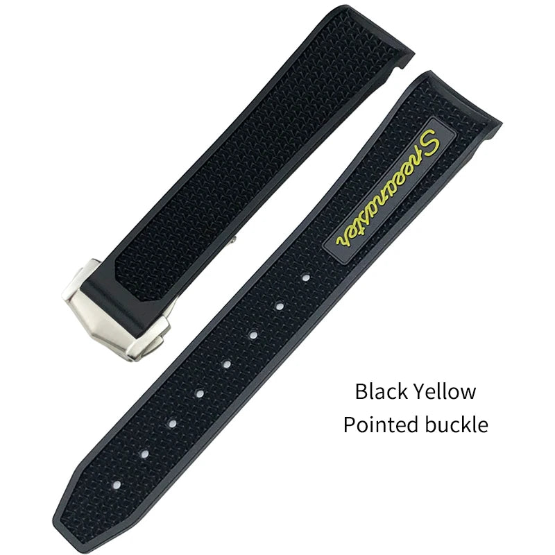 Uhrenarmband aus Naturkautschuk für Herren, Uhrenarmband für Omega Speedmaster Seam84300, weiches Silikon, Moonwatch S, 20 mm, 19 mm, 21 mm, 22 mm, 18 mm