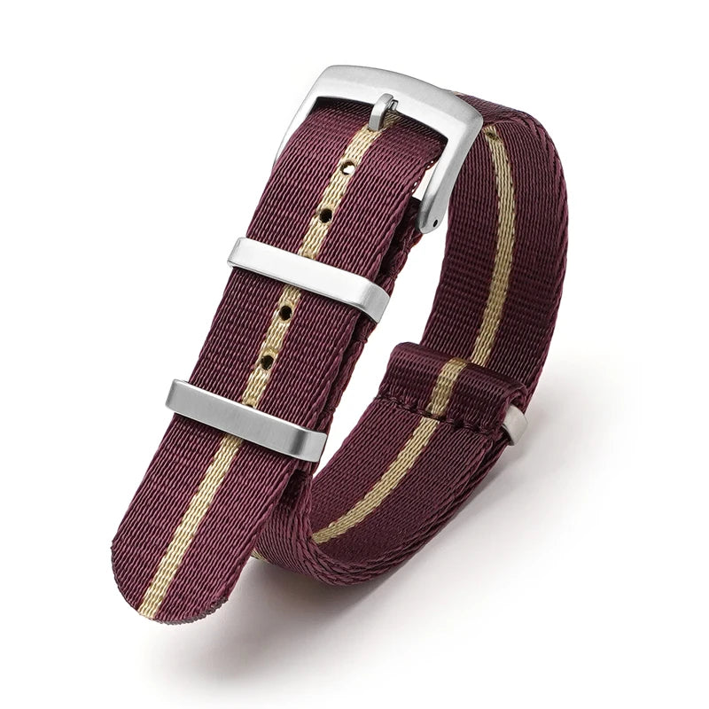 Pour Omega 007 couturier 300 8mm 20mm 22mm 24mm Bracelet de montre en Nylon Bracelet de montre en toile militaire Bracelet de Sport bracelet de montre otan