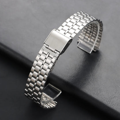 Unisex stainless steel watch band, 18mm, for CASIO F91W F105 F108 A158 A159 A168 AE1200 1300, Ultra-thin
