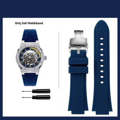 Bracelet de montre en caoutchouc étanche, bracelet de montre de sport, marque I.w Carnival, original, 589g, 618g, 612g, 619g