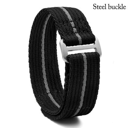 IBENIFIT titane boucle Nylon Bracelet ceinture 20mm 22mm universel remplacement Sport bracelets de montre montre-Bracelet