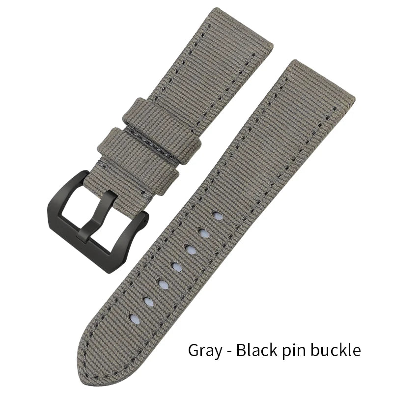 Bracelet de montre en toile de nylon pour Panerai Shoor, bracelet de montre, noir, bleu, vert, PAM01118, 441, 111, 24mm, 26mm, nouveau
