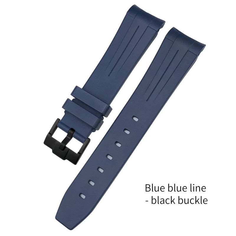 Bracelet de montre pour Rolex Submariner en caoutchouc - Premium