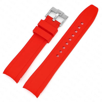 18 19 20 21mm 22mm cinturino in gomma per Rolex Submariner Sport Immersioni Braccialetto Orologio in Silicone per Citizen per Omega MoonSwatch per Seiko