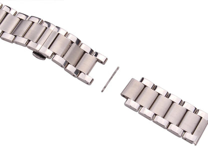 Men's and Women's Watch Straps, Solid Stainless Steel, 18mm, 20mm, 21mm, 22mm, 23mm, 24mm, Accessories