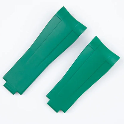 Soft FKM Fluoro Rubber Watch Strap, 20mm, for Rolex, for Submariner GMT OYSTERFLEX Daytona, with Glidelock Clasp
