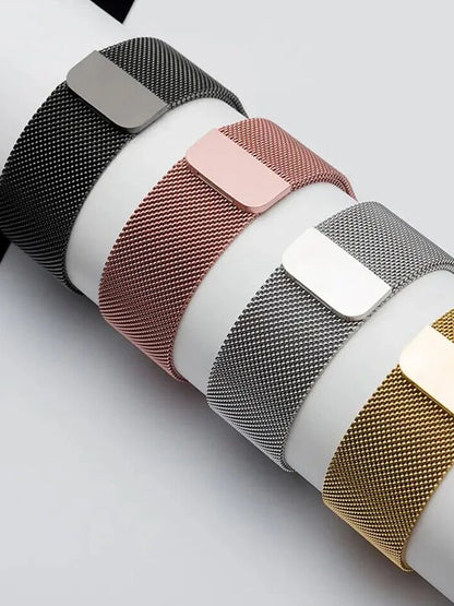 Boucle milanaise pour Bracelet de montre Apple 46mm 44mm 45mm 40mm 42mm 41mm 38mm 49mm Bracelet iWatch série 10 Ultra 2 9 8 SE 7 6 5 bandes