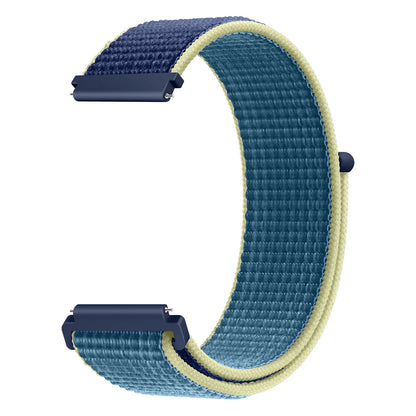 Bracelet à boucle en Nylon pour Amazfit Bip 6/5/GTS 4/3/2/2e/Mini/GTR 42mm/47mm/GTR 4/3 Pro Sport, 20mm/22mm, 2 bandes